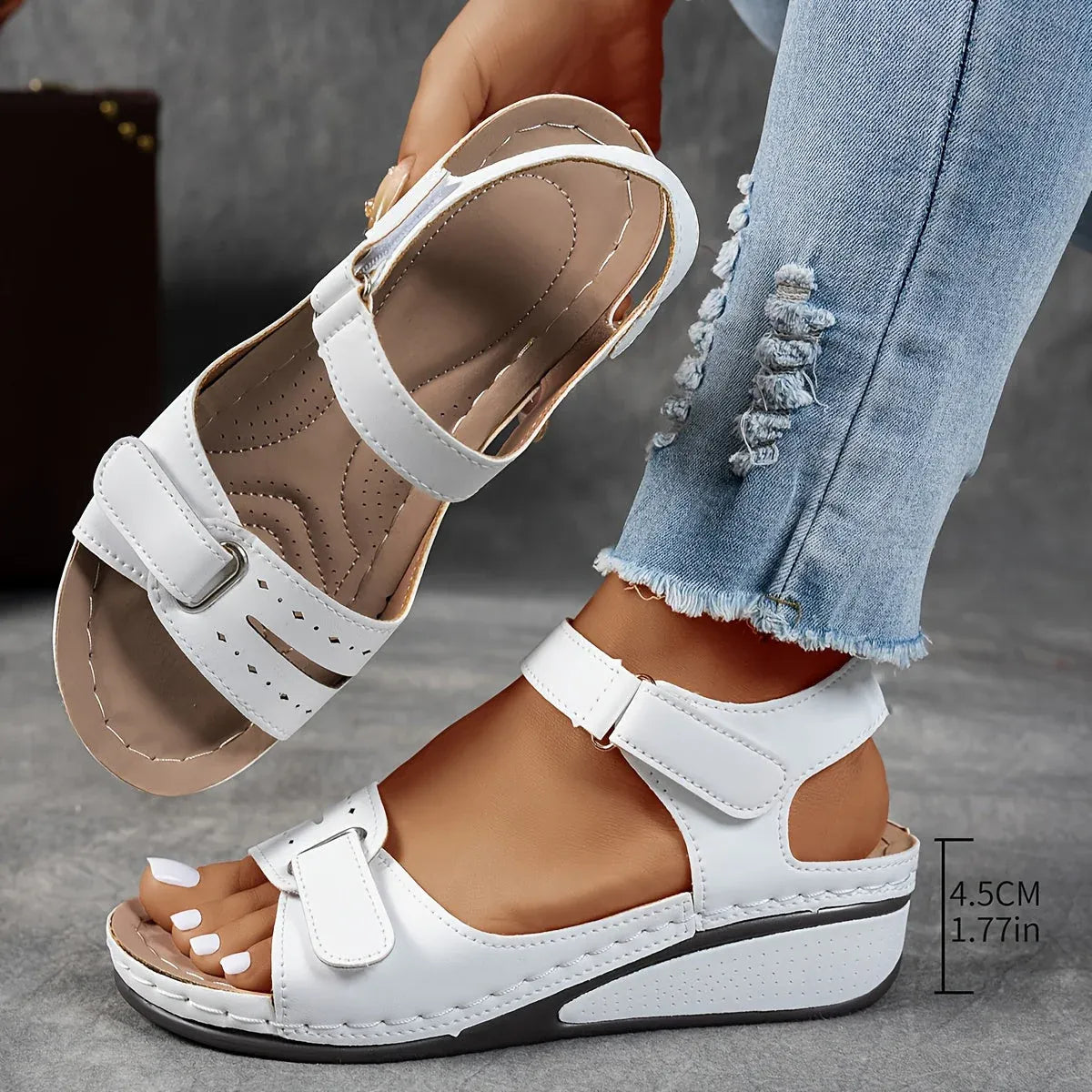 Clara | Elegant Supportive Strap Sandals