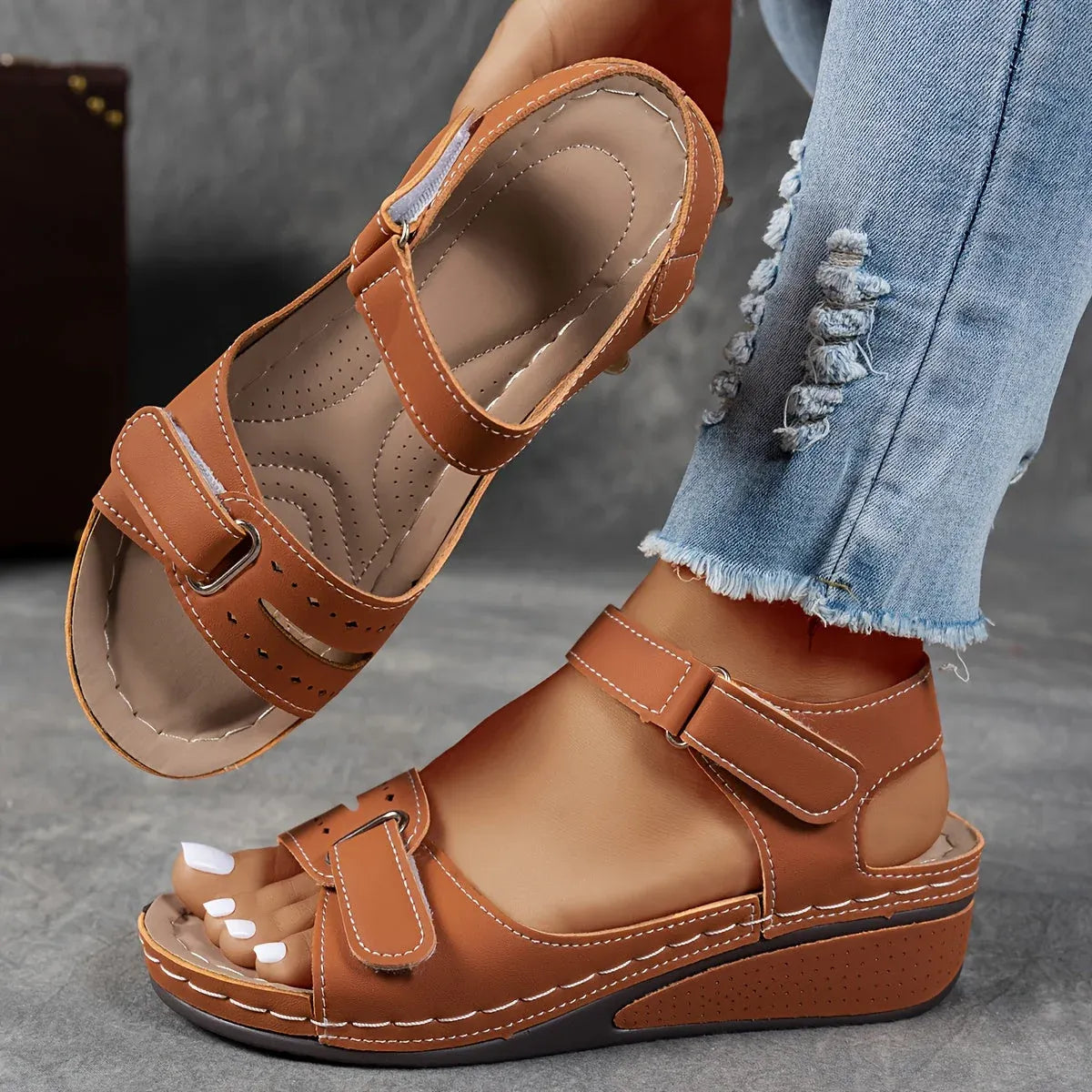 Clara | Elegant Supportive Strap Sandals