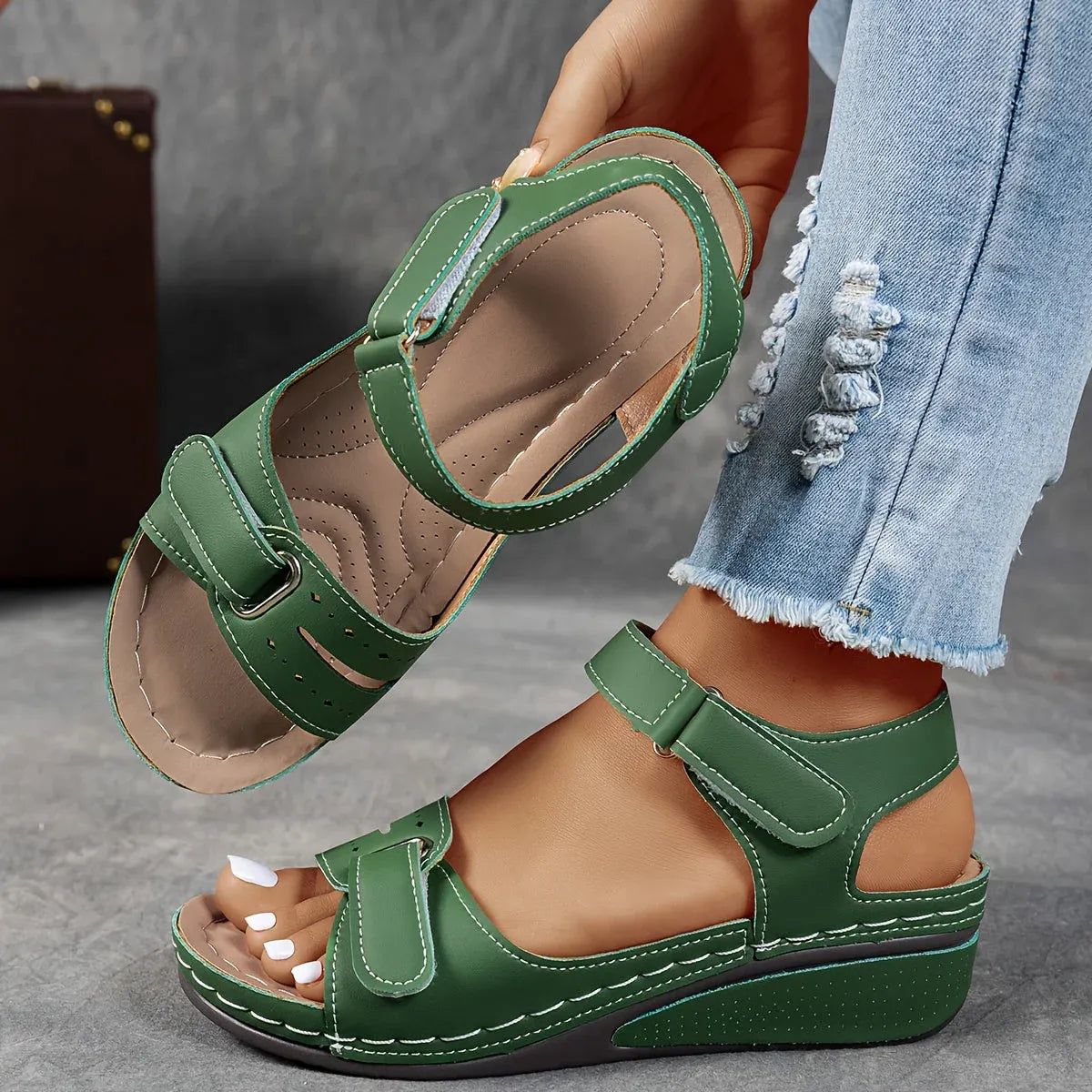 Clara | Elegant Supportive Strap Sandals