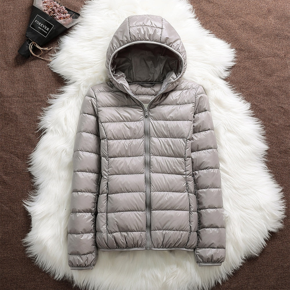 Kayla | Lightweight Quilted Hooded Jacket