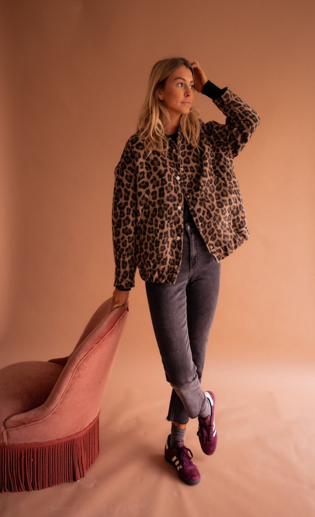 Sienna | Elegant Leopard Print Jacket