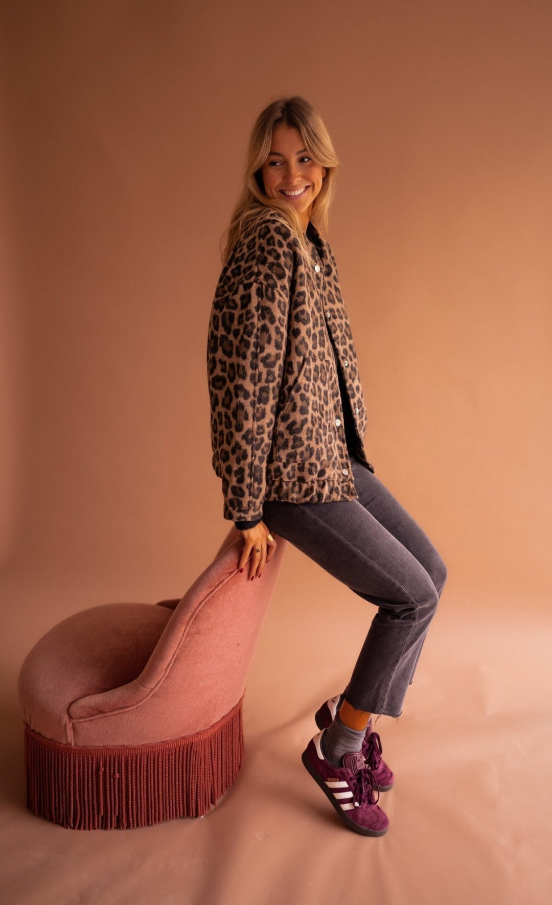 Sienna | Elegant Leopard Print Jacket
