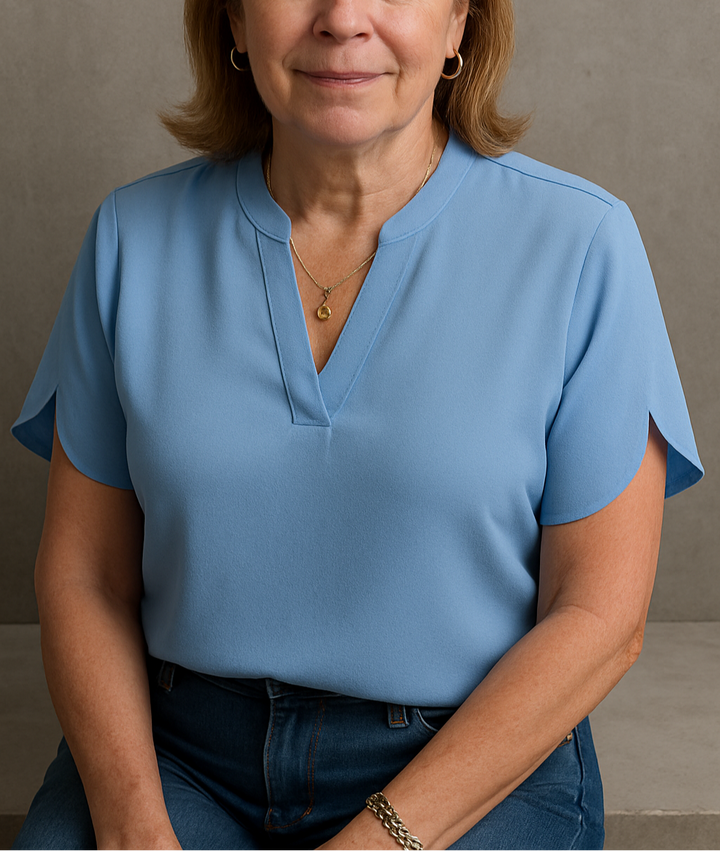Hailey | Lightweight V-Neck Blouse