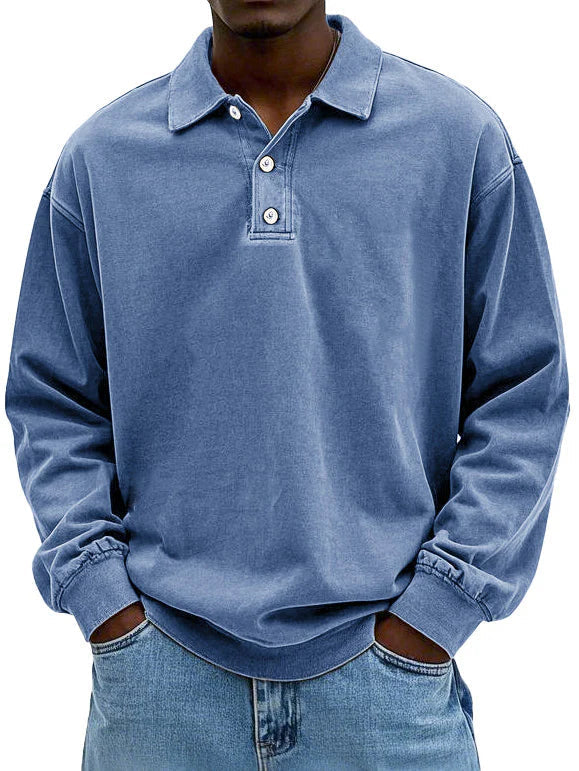 Owen | Smart-Casual Long Sleeve Polo Shirt