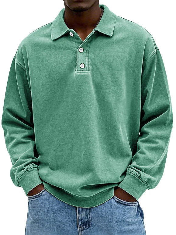 Owen | Smart-Casual Long Sleeve Polo Shirt