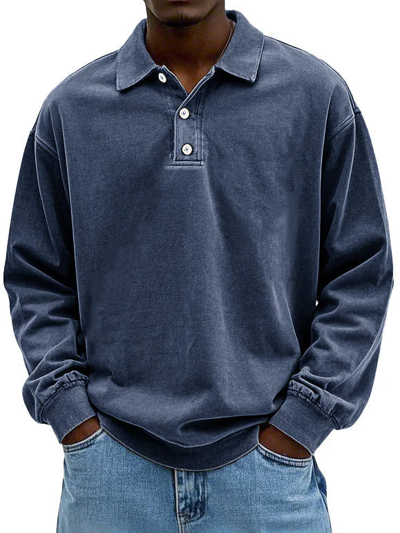 Owen | Smart-Casual Long Sleeve Polo Shirt