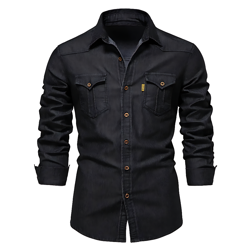 Richard | Classic Denim Long-Sleeve Shirt